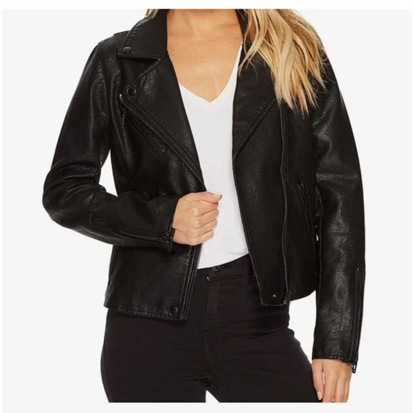 Blank NYC Faux Leather Moto Jacket - Picture 6 of 9